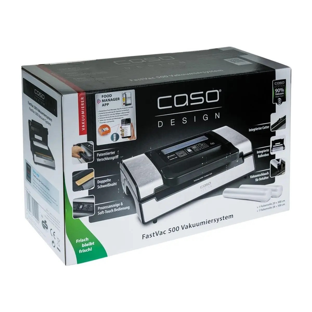 Вакууматор CASO FastVAC 500 130 Вт 20 л/мин вакуум -0,9 бар (630032) - фото 8