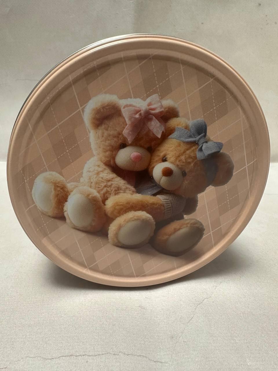 Печенье сливочное Jacobsens Bakery Cute Teddies жестянная банка персиковая 150 г