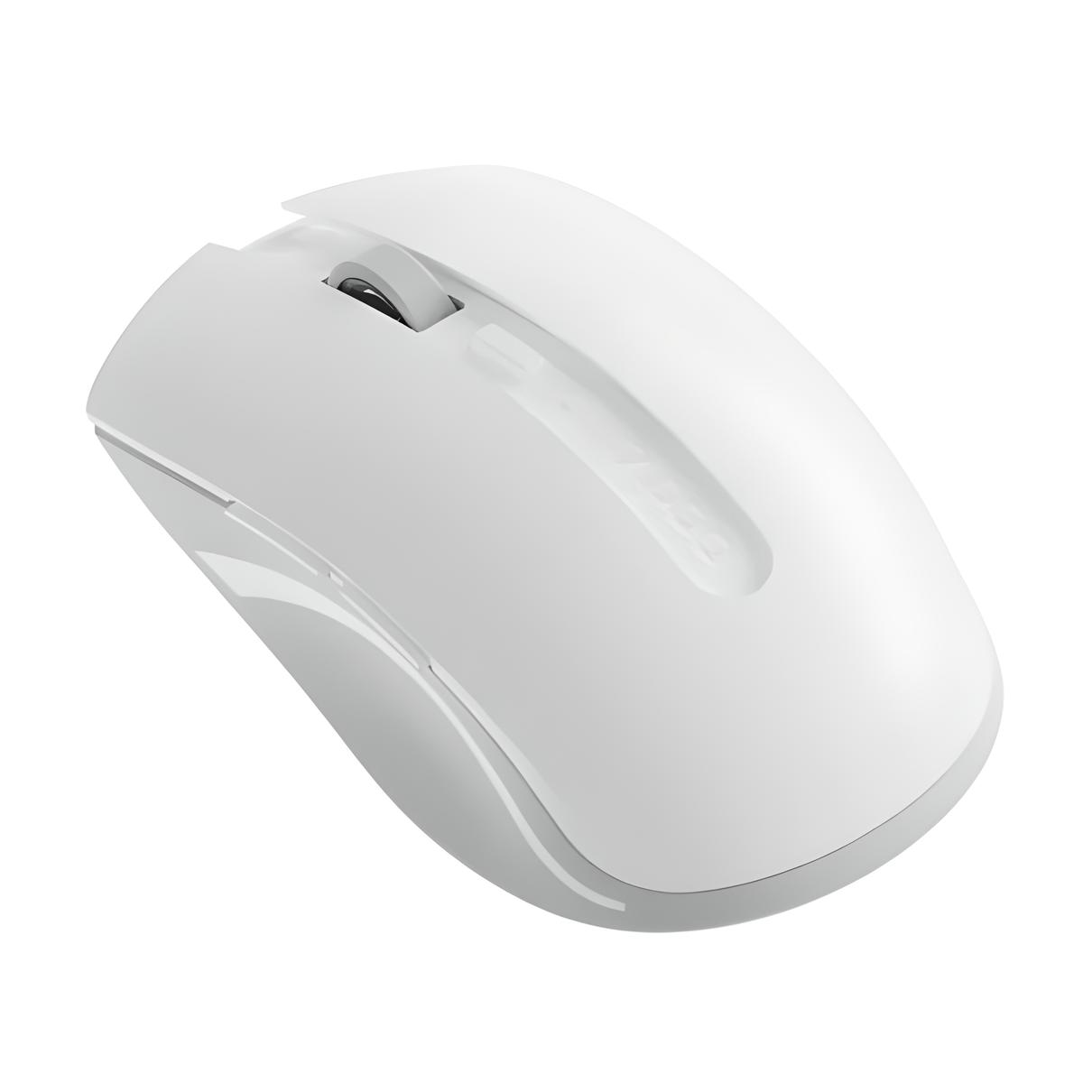 Мышь RAPOO M350L Silent беспроводная с аккумулятором 2400 DPI White (2705743355) - фото 2 Мышь RAPOO M350L Silent беспроводная с аккумулятором 2400 DPI White (2705743355) - фото 2