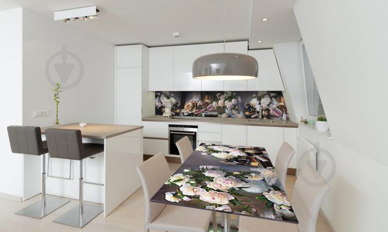 Наклейка виниловая на стол Zatarga «Аристократические пионы» 650х1200 мм Z180386/1st