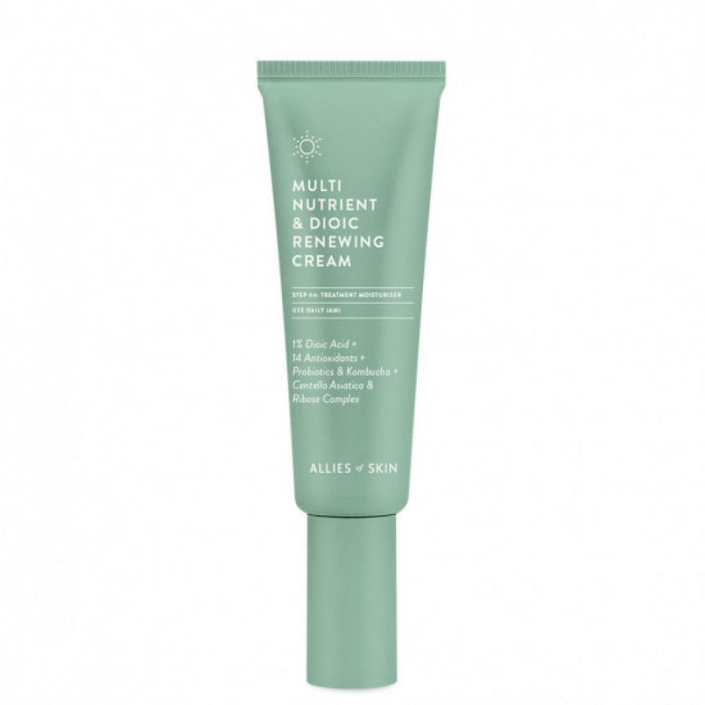 Крем для лица дневной Allies Of Skin Multi nutrient&dioic renewing cream 50 мл Крем для лица дневной Allies Of Skin Multi nutrient&dioic renewing cream 50 мл