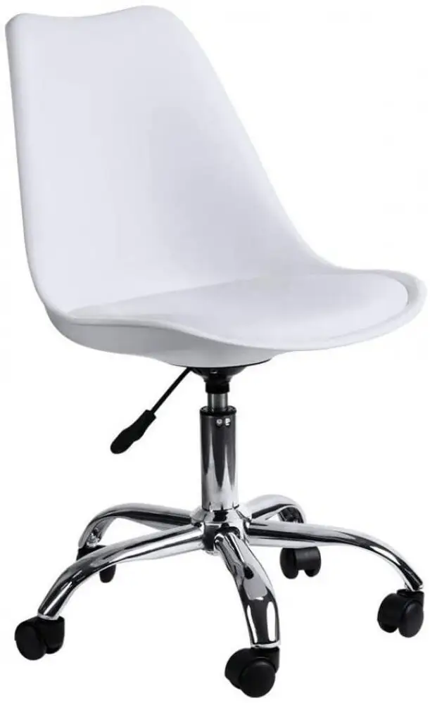 Крісло офісне Bonro B-487 на колесах Білий (42300041) Крісло офісне Bonro B-487 на колесах Білий (42300041)