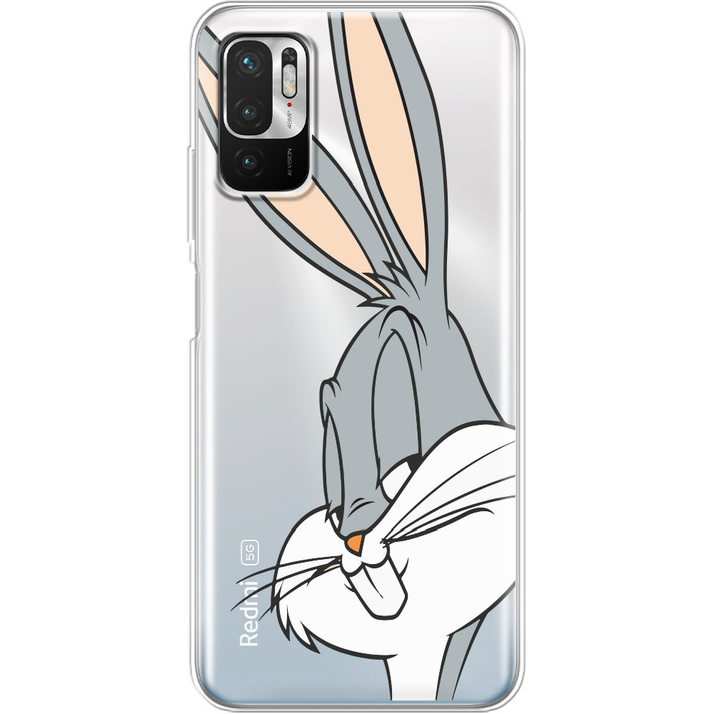 Чехол Boxface Xiaomi Redmi Note 10 5G Lucky Rabbit Прозрачный силикон (42639-bk81-42474)