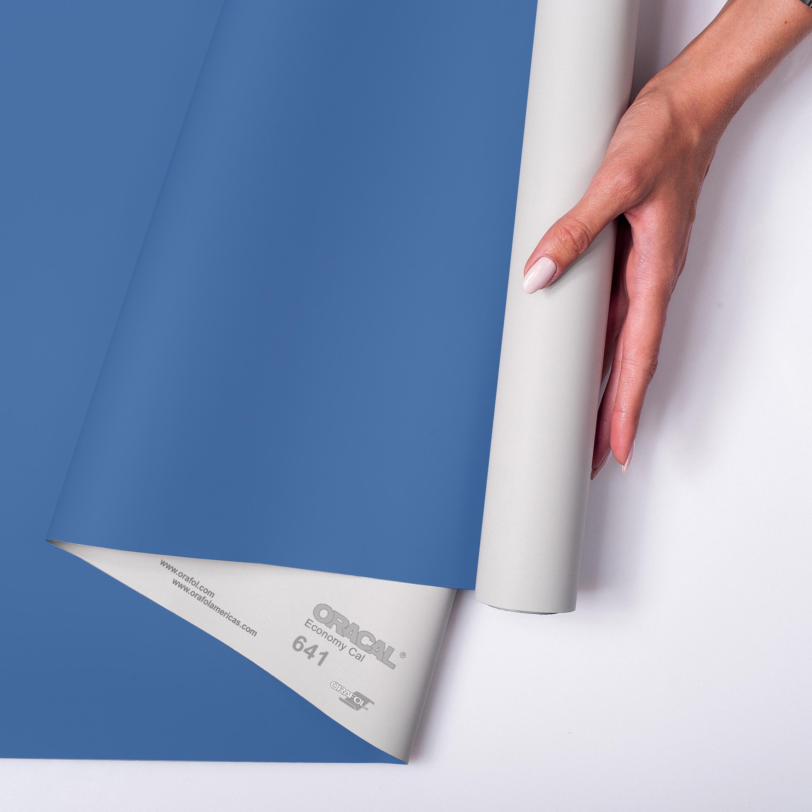 Самоклейка плівка аплікаційна ORAFOL 641 1x50 м мат 057 Дорожній синій (00-00014322)