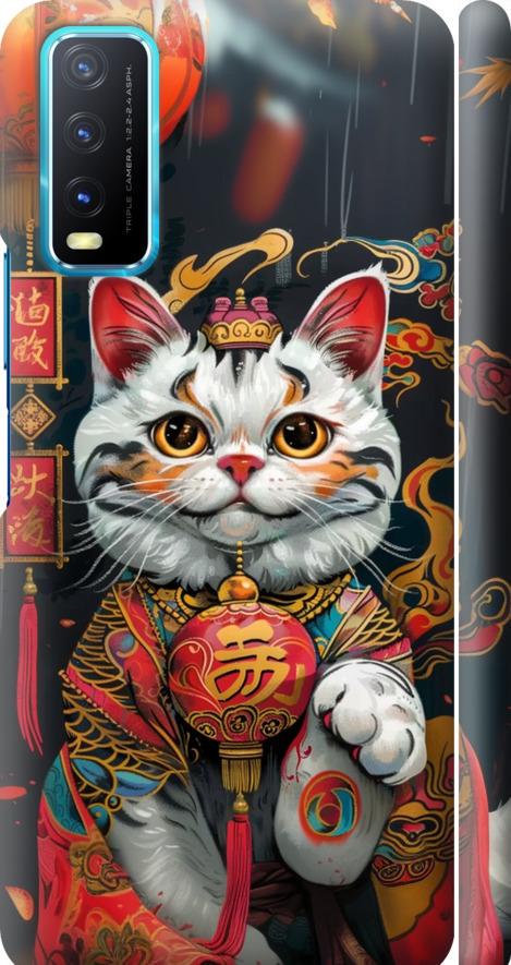 Чехол на Vivo Y20 China Cat v2 (6135m-2078-42517)