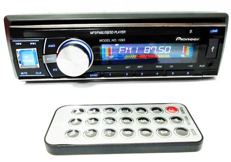 Автомагнитола USB RGB SD/AUX/FM пульт 4x50W 1093 - фото 3