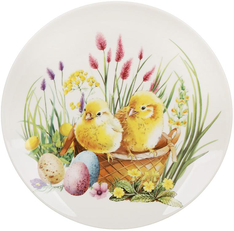 Набор фарфоровых тарелок Easter Melody 6 шт. 19 см