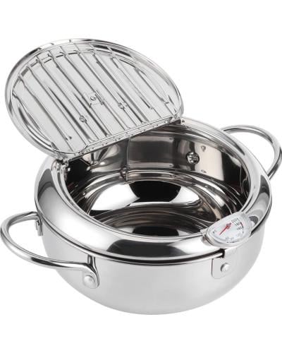 Фритюрница Fryer Pot из нержавеющей стали с термометром 2,2 л (57-43-POT32)