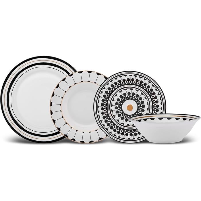 Сервіз комбінований Karaca Maras New Generation Bone на 6 персон 24 пр. (33459148)
