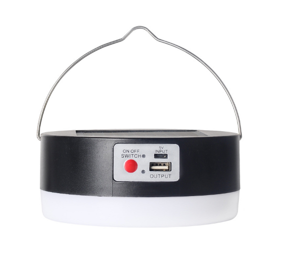 Лампа аккумуляторная с подзарядкой от солнца и функцией повербанка 100 W 4800 mAh (1341)