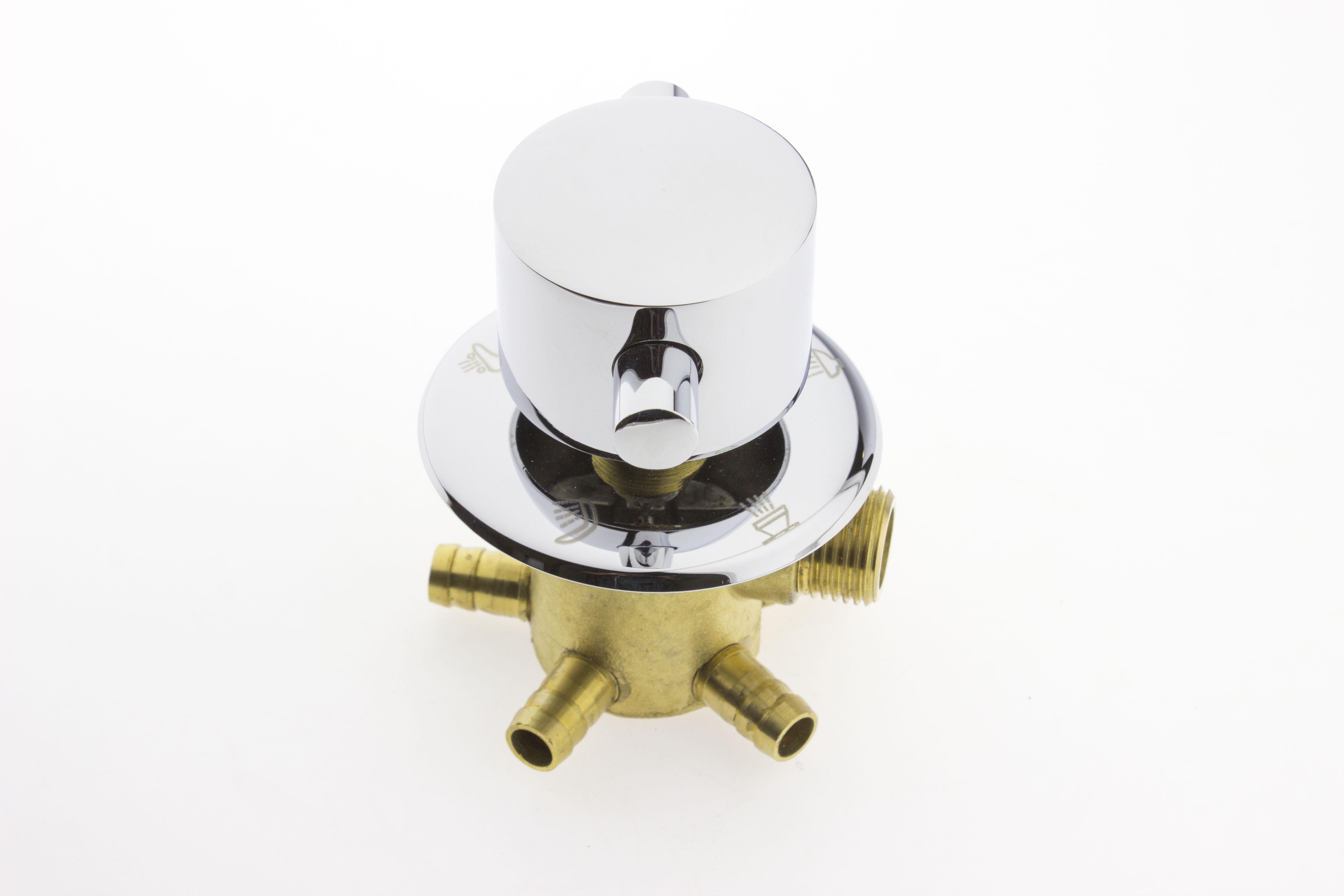 Перемикач для душової кабіни С5 на 5 положень під штуцер вбудований (12596759) - фото 7