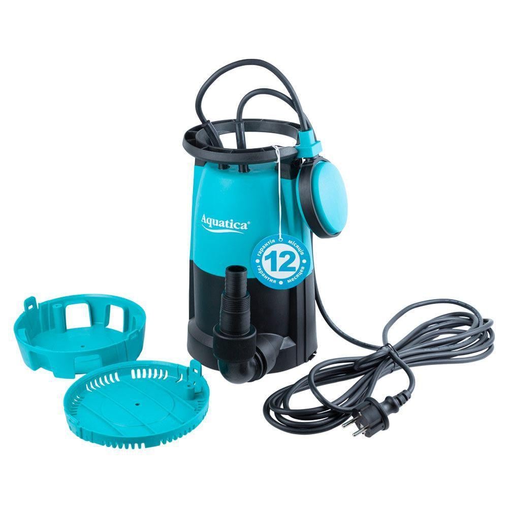 Занурювальний насос дренажний садовий Aquatica XKJa500E 3в1 0,5 кВт 6,1 м 210 л/хв (773133)