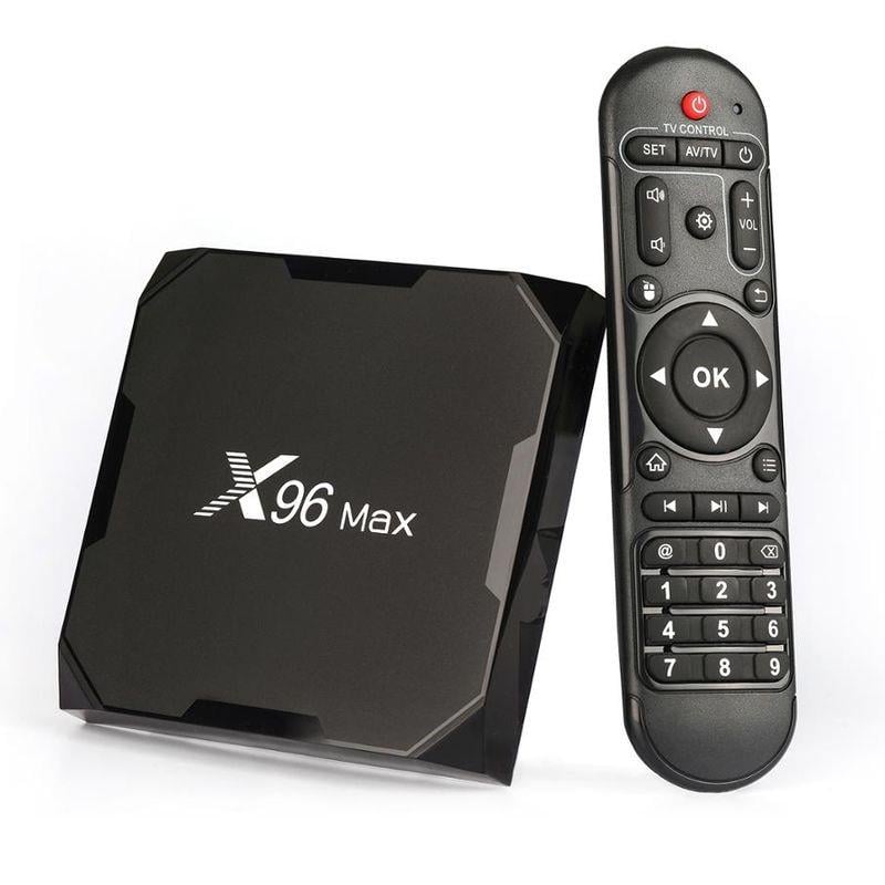 Смарт ТВ-приставка X96 Max Plus 4/64GB Android 9.0 4-х ядерний процесор Amlogic S905X3