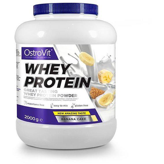 Протеин OstroVit Whey Banana Cake 66 порций 2000 г (000009842)