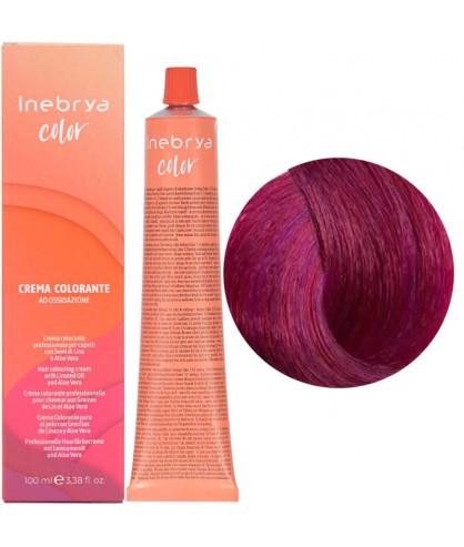 Крем-краска для волос INEBRYA Color с содержанием аммиака 100 мл 6/62 Темно-русый красно-фиолетовый