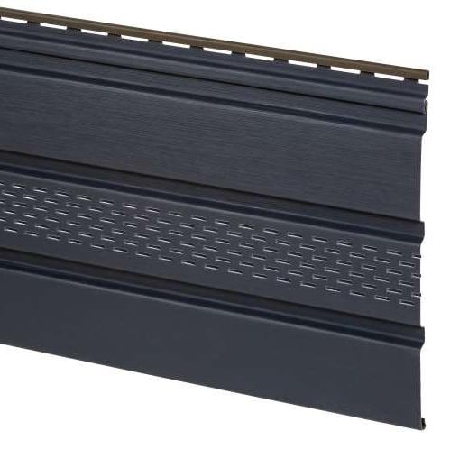 Софіт айДахо з перфорацією 3х0,3 м 0,9 кв.м. Графіт