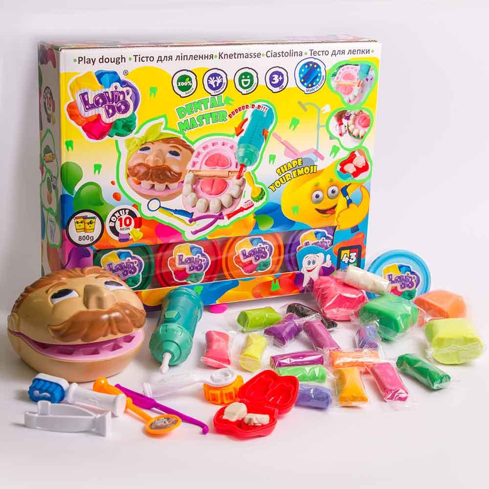 Набор для творчества OKTO Тесто для лепки Мистер Зубастик 37х29х7 см (11027)