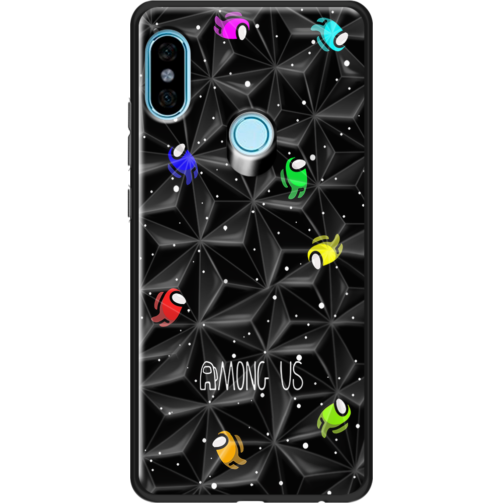 Чехол BoxFace Xiaomi Redmi Note 5 / Note 5 Pro Among Us Invisible Черный силикон с призмой (32971-bk76-37870)