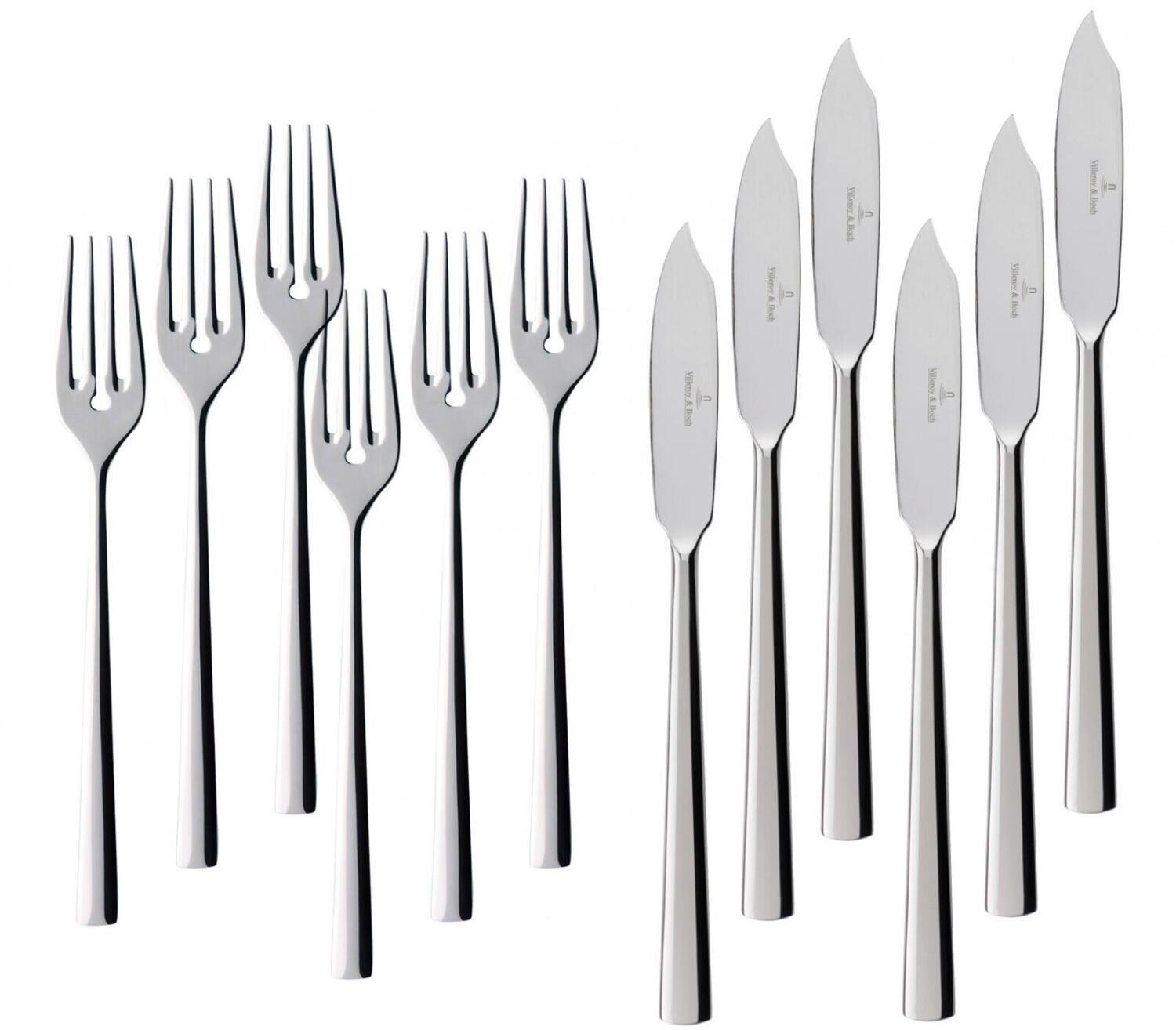 Столові прилади для риби Villeroy & Boch Piemont HoReCa упаковка 12 предметів на 6 осіб