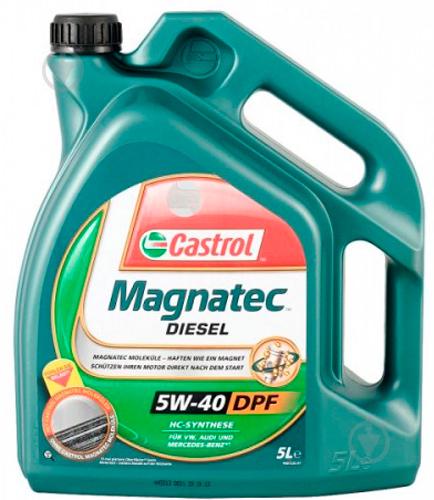 Масло моторное Castrol Magnatech Diesel DPF 5w40 5 л ACEA C3/API SN CF (1502BA)