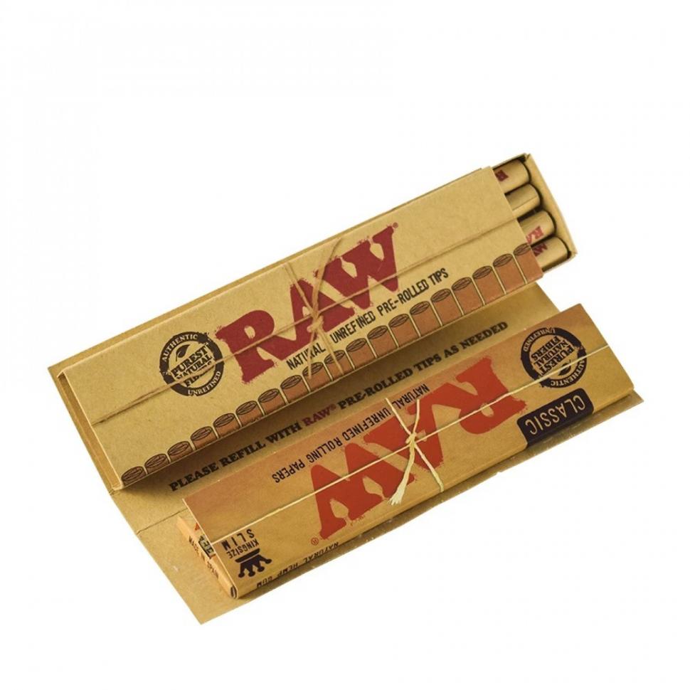 Папір для самокруток RAW Connoisseur King Size Pre-Rolled