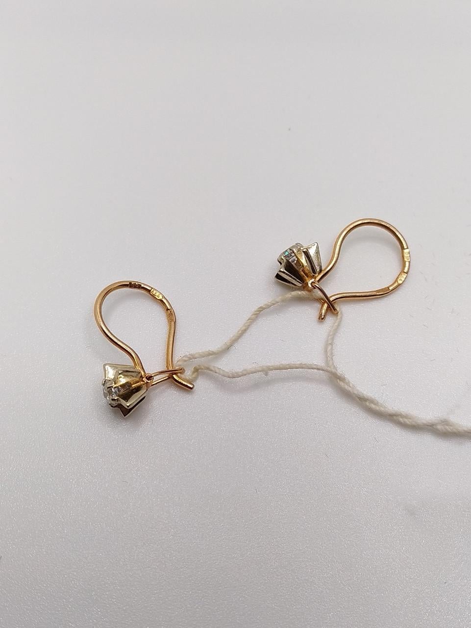 Серьги золото петли 585° 1,45 г (1802789)