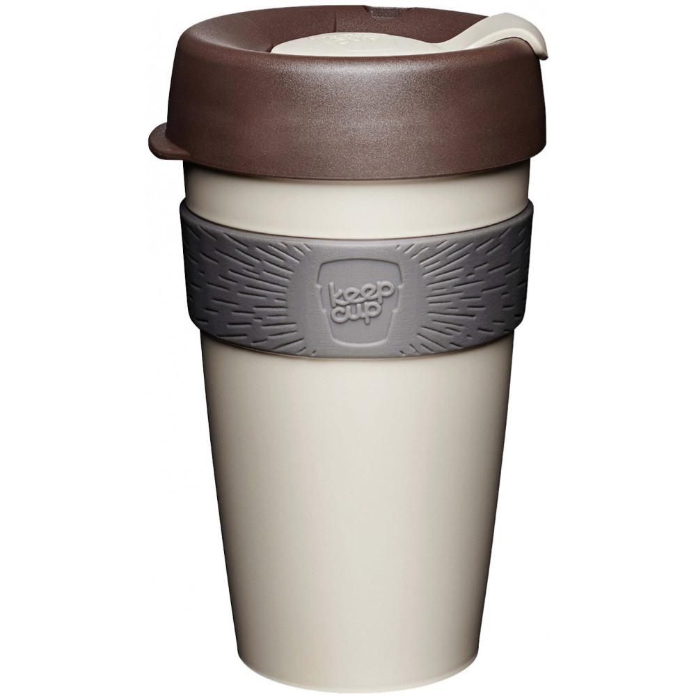 Чашка KeepCup Natural 454 мл Бежевый/коричневый - фото 1