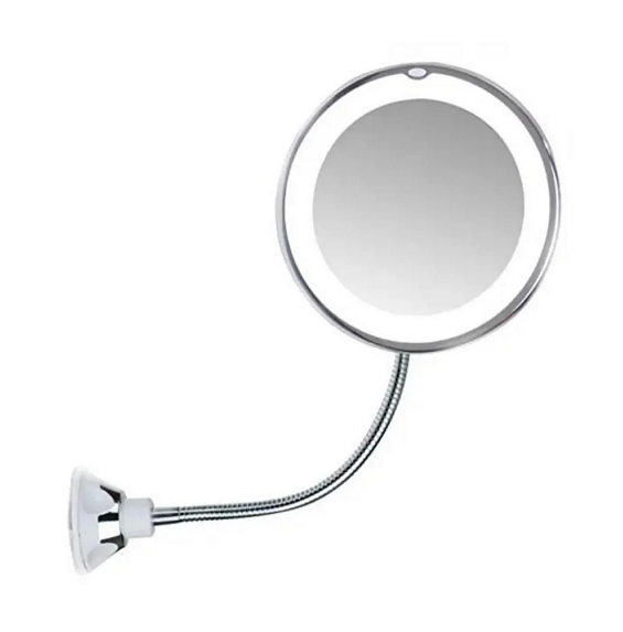 Зеркало LED 084 10х с присоской 15 см (З21070)