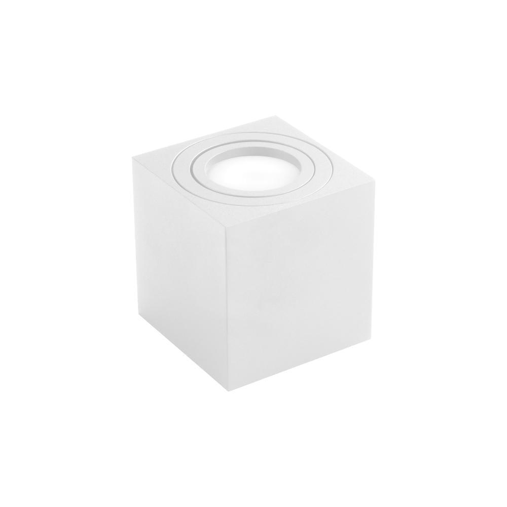 Точечный светильник накладной спот Violux MANHATTAN-S квадратный 35W GU10 IP20 Белый (341002)