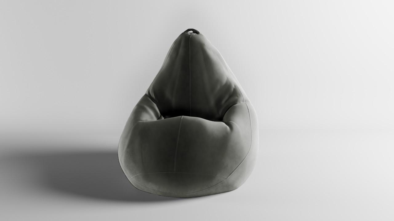 Бескаркасное кресло-мешок SkyPuff MEGA Груша Велюр Virginia XXXL 160х120 см Coffee (160089)