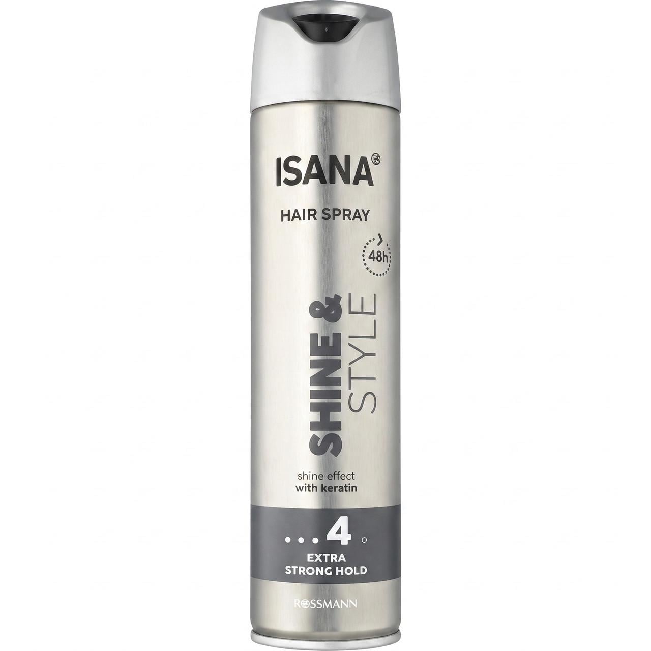 Лак для волос Isana Hair Spray Shine & Style 4 250 мл
