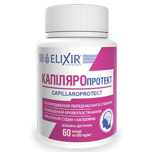 Комплекс для профилактики давления и кровообращения Elixir Capillaroprotect 60 капс. (000025470)
