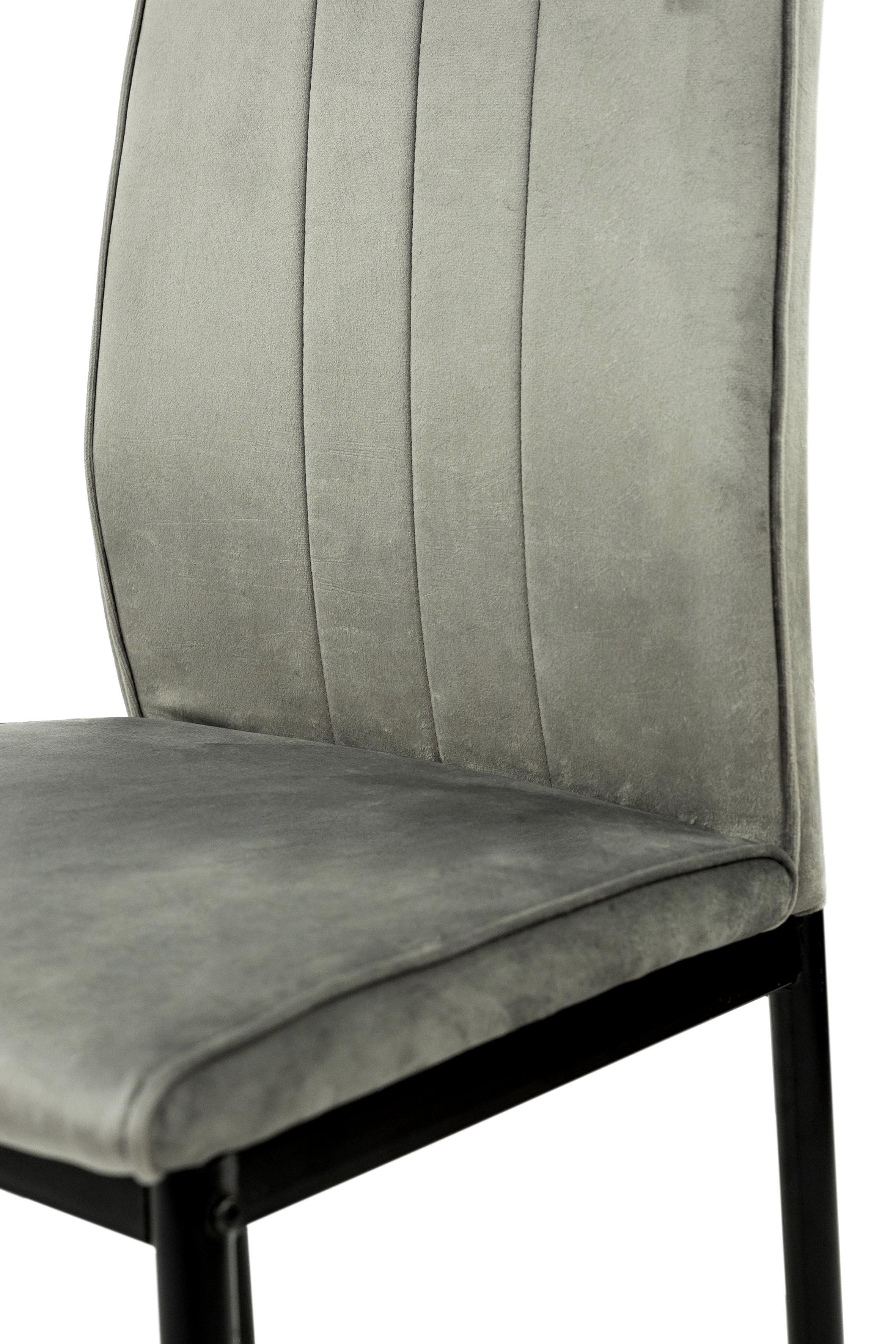 Стул для кухни и гостиной ГРЕЙС Рич 410х970х400 мм Черный/Серый (GAА0056269) - фото 7 Стул для кухни и гостиной ГРЕЙС Рич 410х970х400 мм Черный/Серый (GAА0056269) - фото 7