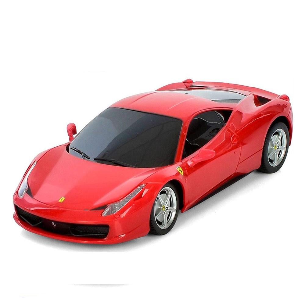 Машинка детская на радиоуправлении Rastar 46600 Ferrari 458 амортизаторы 1:24 Красный (46600)