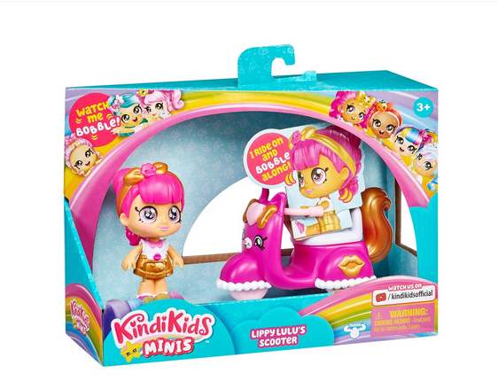 Лялька TM Toys Kindi Kids Minis panenka Lippy Lulu зі скутером