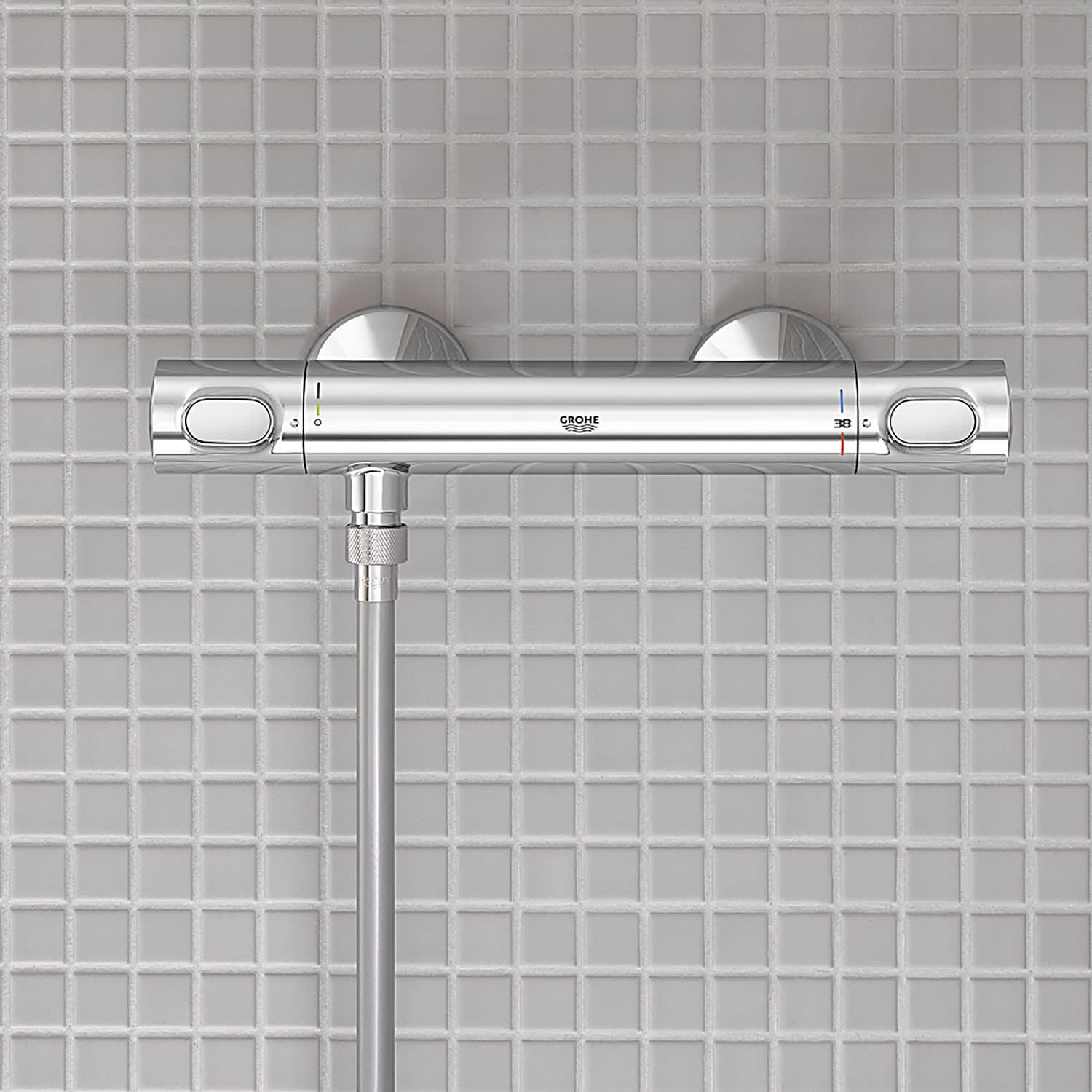 Змішувач для душу Grohe QuickFix Precision Flow 34840000 CV030606 з термостатом Хром (159182) - фото 9