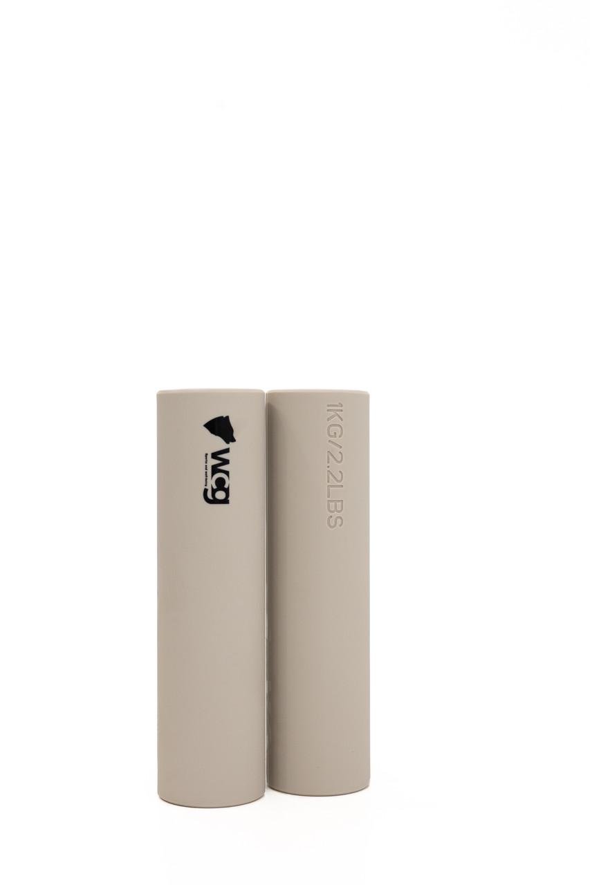 Гантели для фитнеса WCG Lux Soft Touch цилиндрические 1 кг 2 шт. (W-ST1) - фото 3