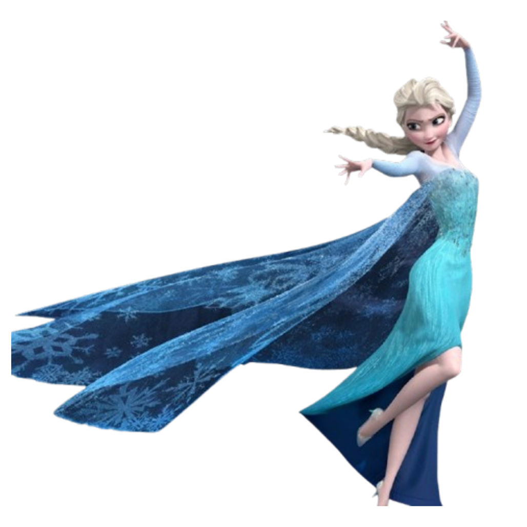 Наклейка вінілова Холодне серце Ельза для дитячої кімнати для дівчаток 45х60 см Наклейка вінілова Холодне серце Ельза для дитячої кімнати для дівчаток 45х60 см