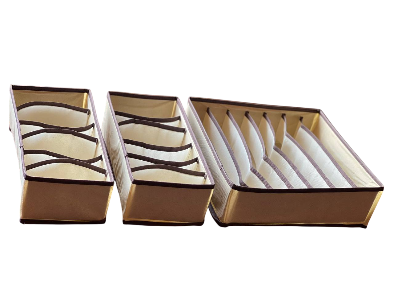 Набор органайзеров для хранения белья в настольный ящик и шкаф (SM 324) Набор органайзеров для хранения белья в настольный ящик и шкаф (SM 324)