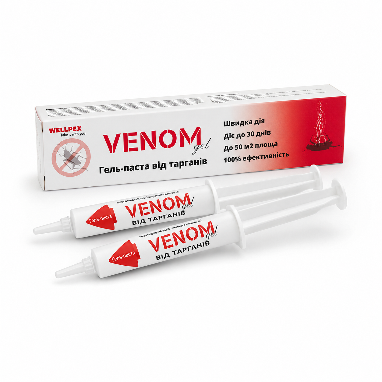 Средство от тараканов гель паста Venom 2 шт. (2022693232)