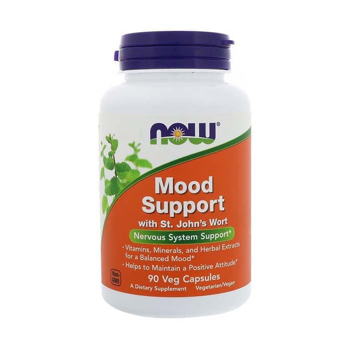 Звіробій екстракт NOW Mood Support with St. John's Wort 450 мг 90 вег. капс.
