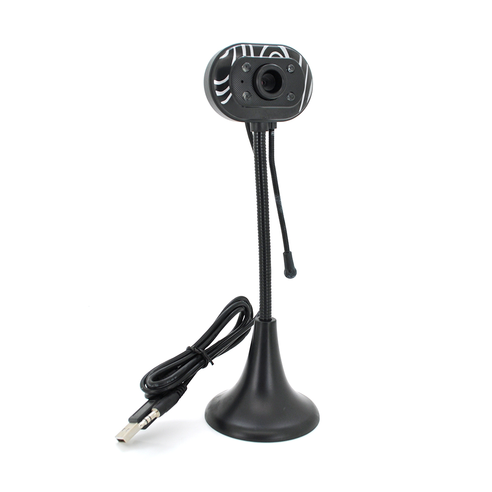 Веб-камера з гарнітурою пластиковий корпус 800х600 мм Чорний (YUT_V860)