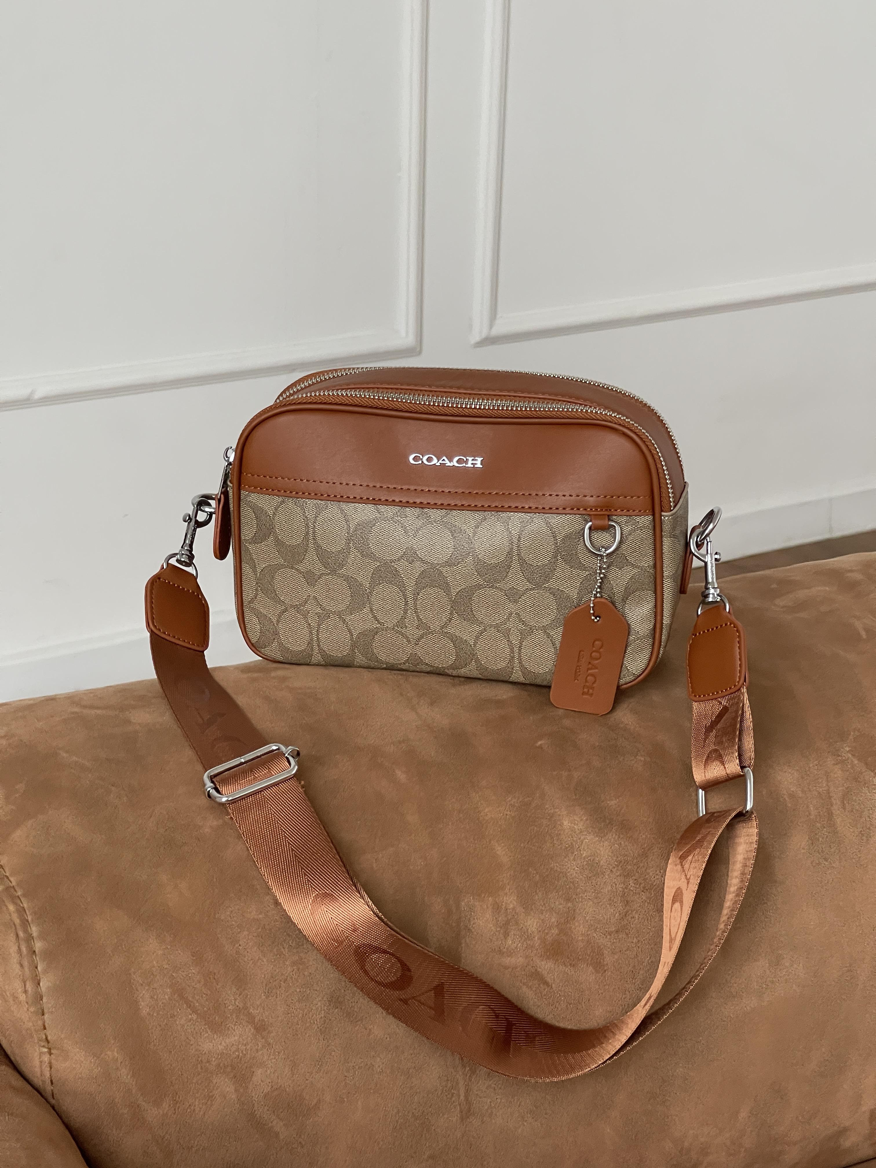 Женская сумка Coach Graham Crossbody Коричневый (20336-2)