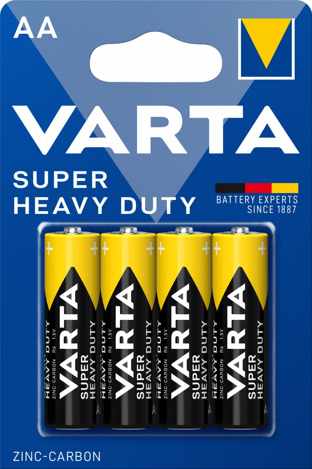 Батарейка Varta Zinc-Carbon Super Heavy Duty LR6 АА 1,5 V 4 шт. (102294)