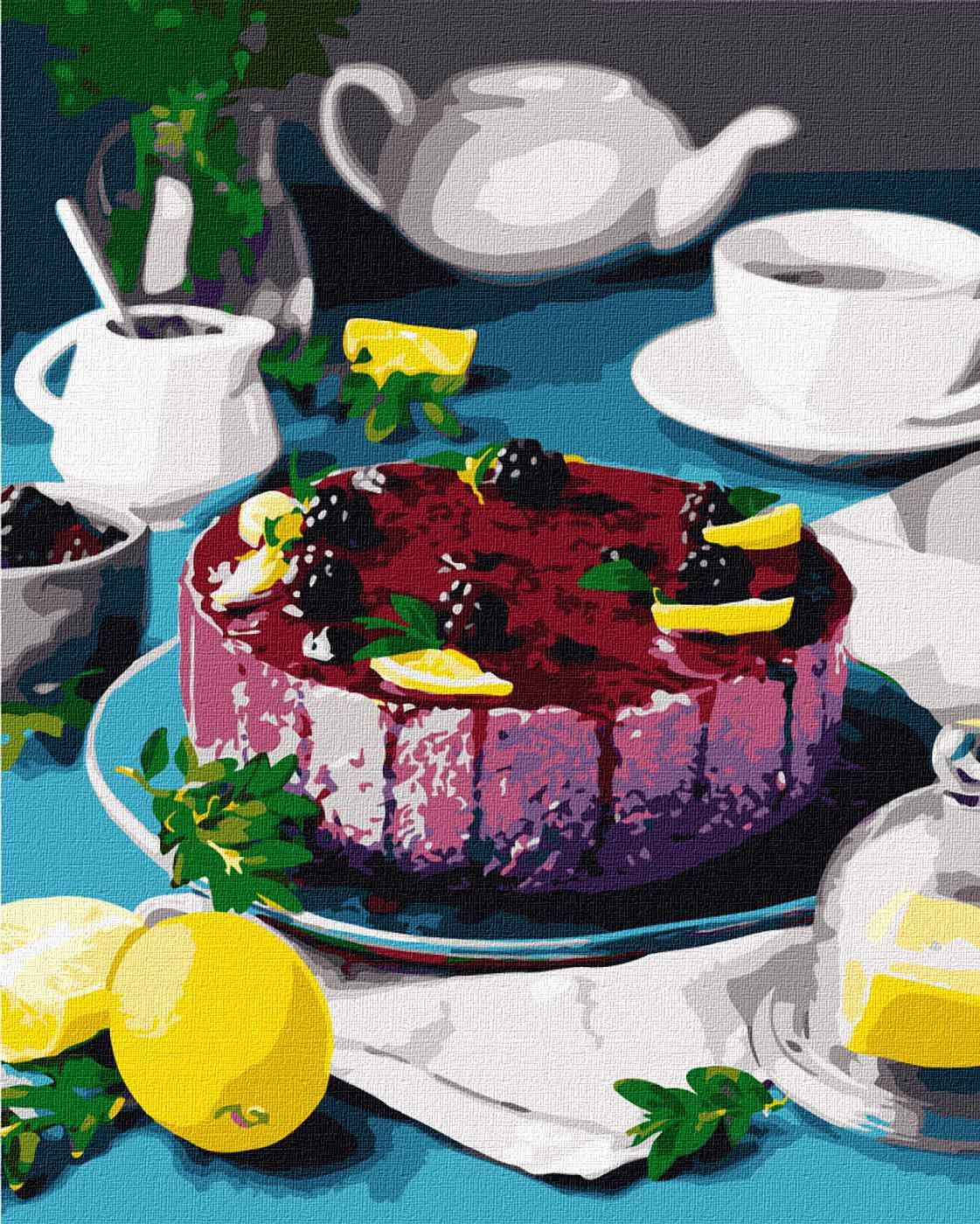 Картина по номерам Идейка Сладкая ежевика 40х50 см в термопакете (КНО5614-mt)