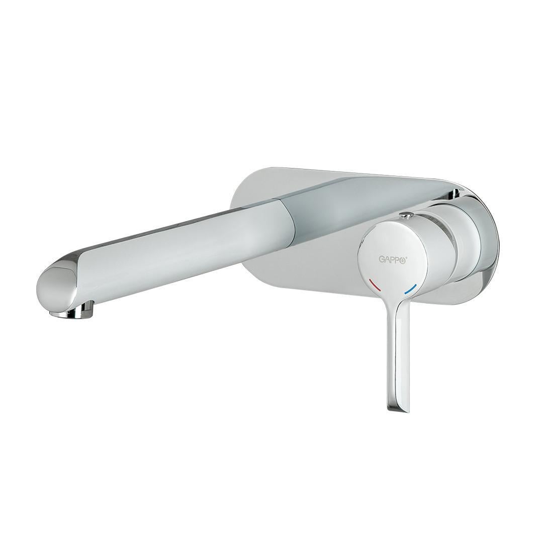 Смеситель для раковины встроенный Gappo G1003-28 Белый/Хром (1755622362)