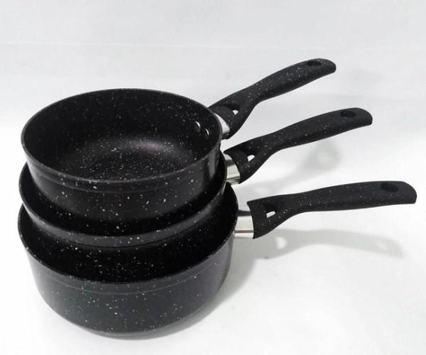 Набор ковшей с гранитным антипригарным покрытием Empire EM-5514 1,3/2/2.6 л 3 шт.