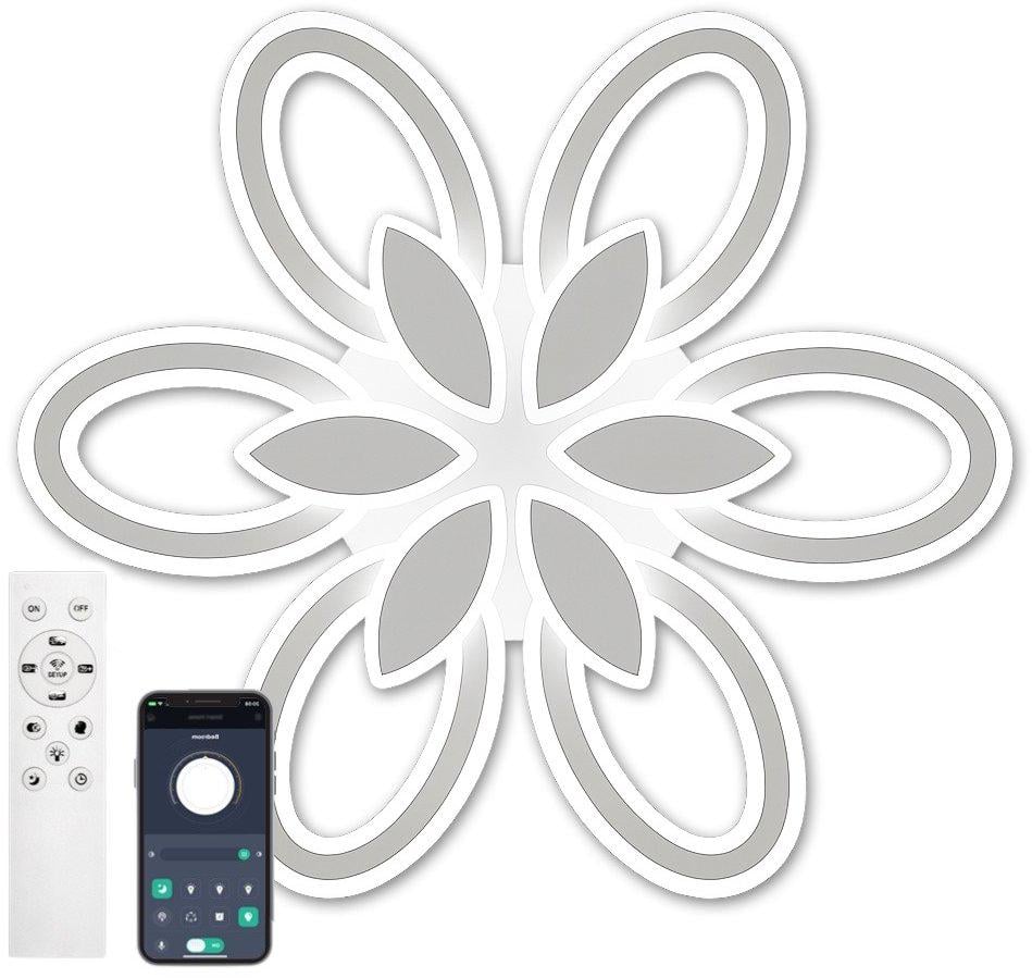 Люстра потолочная LED Luminaria AURORA DOUBLE 120W 6F 620/80 220V IP20 White (eb772eee)
