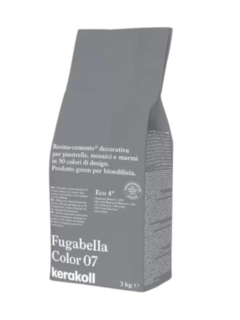 Фуга для швов Kerakoll Fugabella Color-7 3 кг Серый (KFG7) Фуга для швов Kerakoll Fugabella Color-7 3 кг Серый (KFG7)