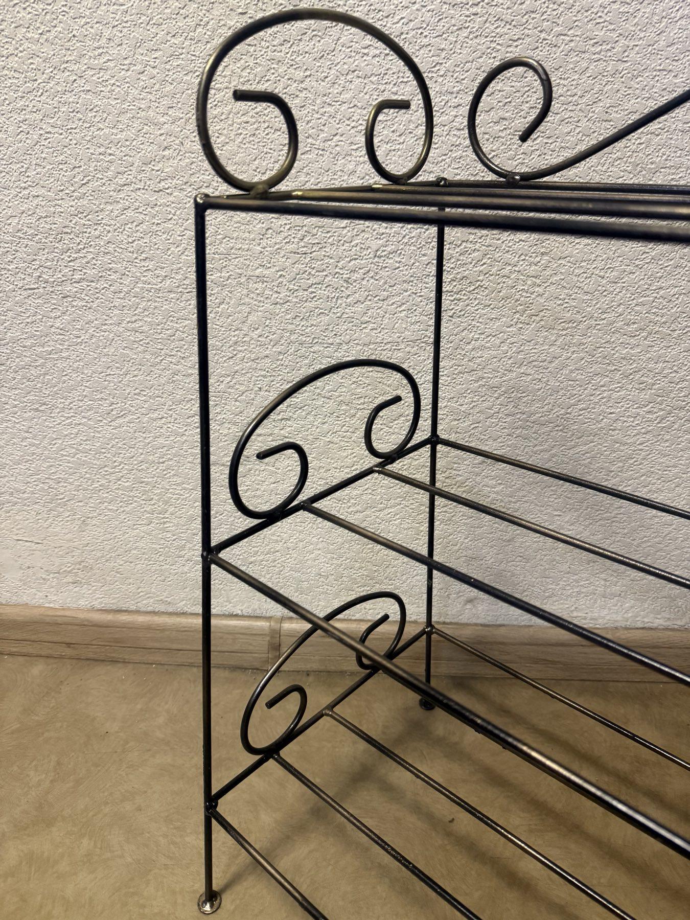 Подставка для обуви Athens кованая 3 яруса 62х60х28 см (4153407) - фото 12